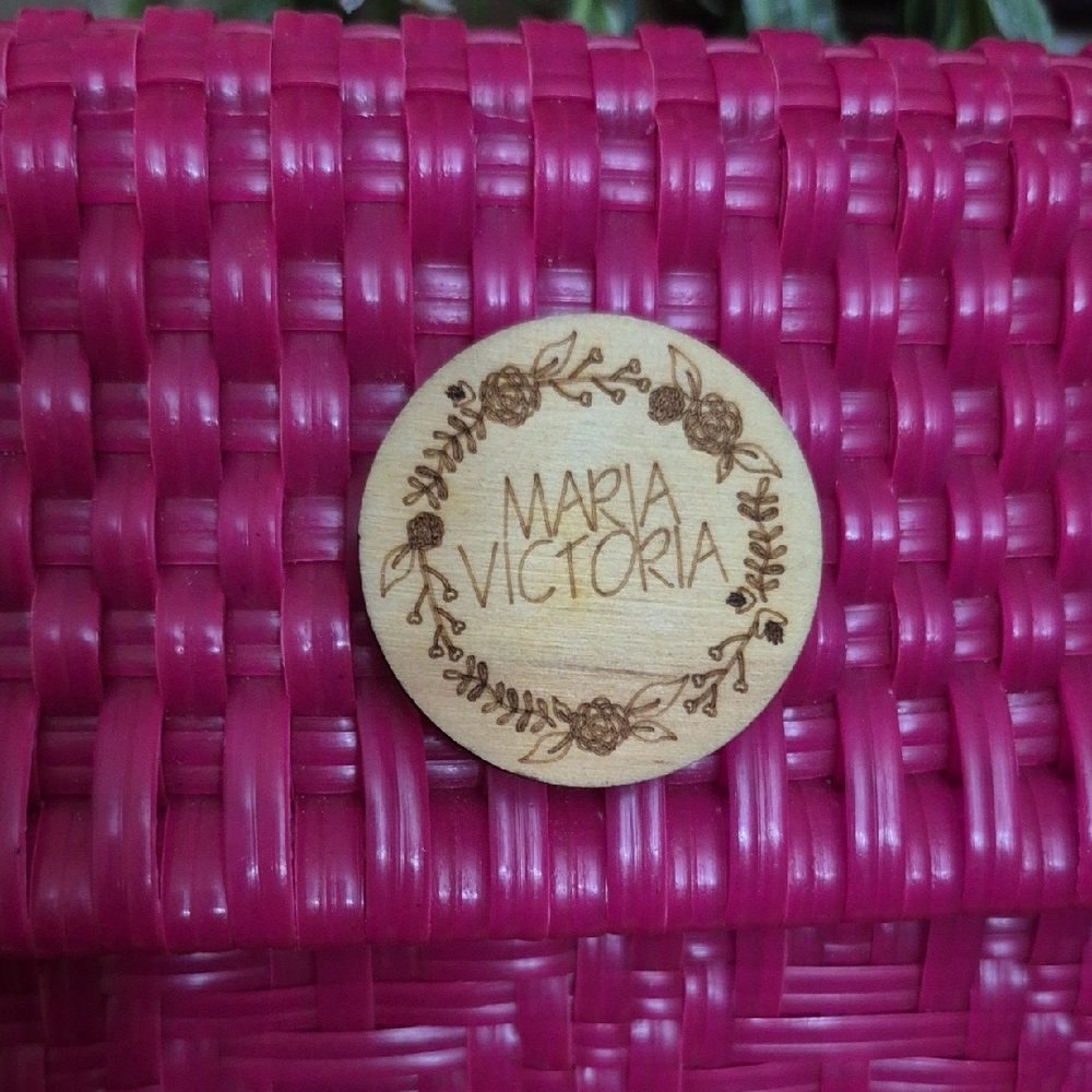Maria Victoria Fuchsia Woven Clutch - Picture 3 of 3